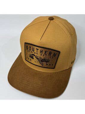 Southern String Hat Co Mallard Duck Mustard Brown Adjustable Snapback Cap May 26